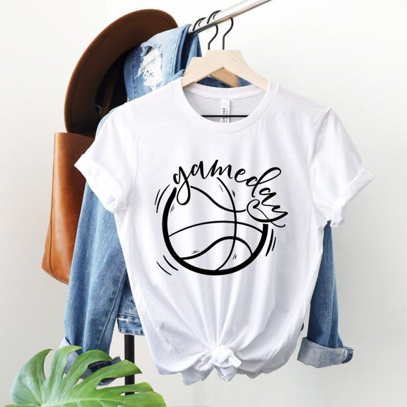 Game Day Basketball T-Shirt: Unisex Tee All Size S-5Xl