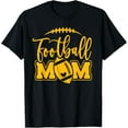 thumbnail image 1 of Game Day Black and Yellow High School Football Football Mom T-Shirt, 1 of 4