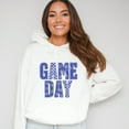 thumbnail image 1 of Game Day Blue Checkered - Womens Hoodie, 1 of 9