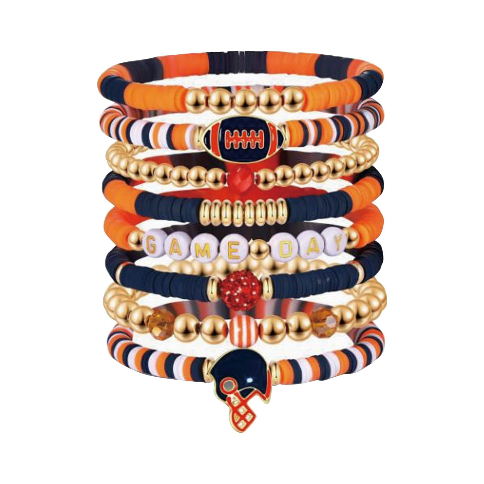 UKCOCO 12pièces Bracelets Silicone De Football De Souvenirs Sportifs Colorés pour Supporters Bracelet Chic Et Confortable pour Événements Sportifs Et Fêtes Équipe