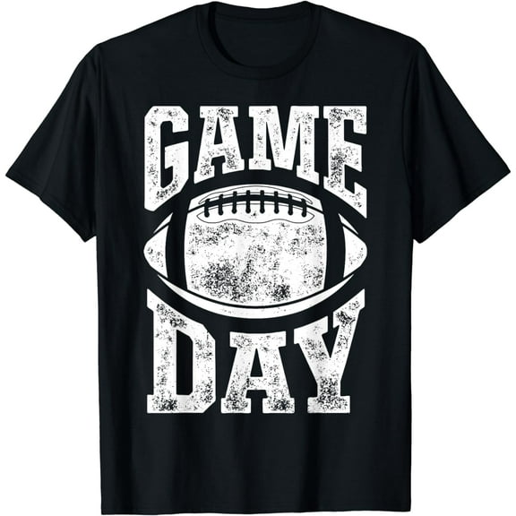 Game Day Football Season Funny Men Women Team Sports Vintage T-Shirt