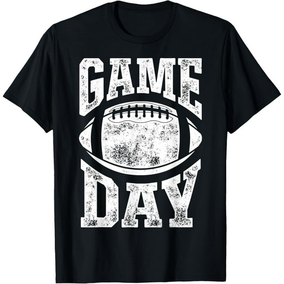 Game Day Football Season Funny Men Women Team Sports Vintage T-Shirt