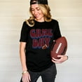 thumbnail image 1 of Game Day Football Shirt Garnet and Blue | Game Day Shirt | Game Day Shirt | Game Day Tee | College Football Shirt | Game Day Women's Tee (Colors:White; Sizes:M;), 1 of 1