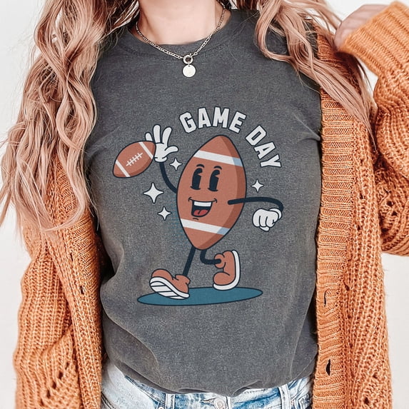 Game Day Football Shirt, Football Season Shirt, Game Day Shirt Women, Gameday Football Shirt, Football Shirt For Women, Sunday Football (Colors:Pepper; Sizes:3XL;)