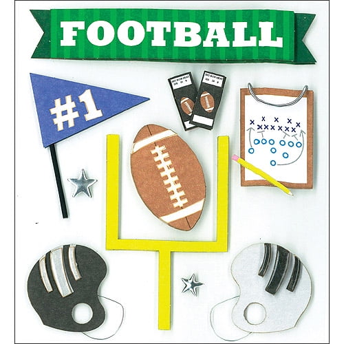 Happy Thanksgiving - Turkey Football Sticker