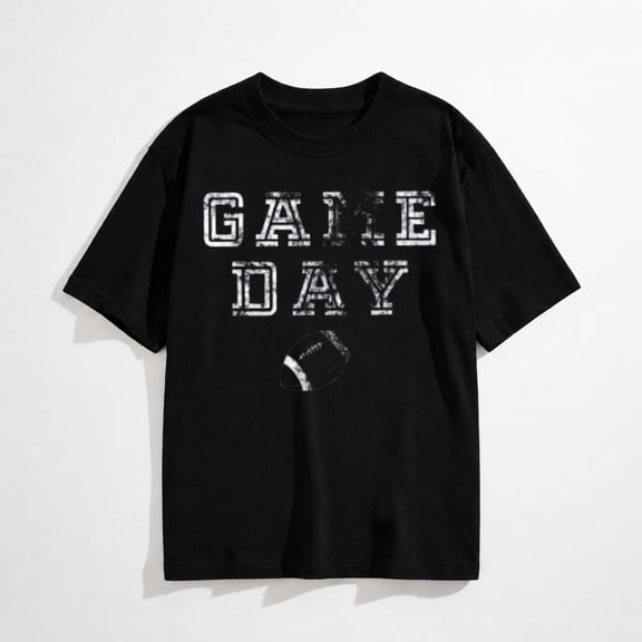Game Day Football T Shirt Women Men Cute Football T-Shirt