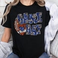 thumbnail image 1 of Game Day Leopard Football Bling Bling Football Lover T-Shirt Unisex, Sizes S-5XL, Tbun, 1 of 5