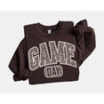 thumbnail image 1 of Game Day Leopard Sweatshirt Football Long Sleeve Matching Team Hoodie, 1 of 2