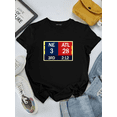 thumbnail image 1 of Game Day NE 3 ATL 28 Final Score Football Fan Graphic Art Unisex T-Shirt V15779 ,up to size 5XL, 1 of 2