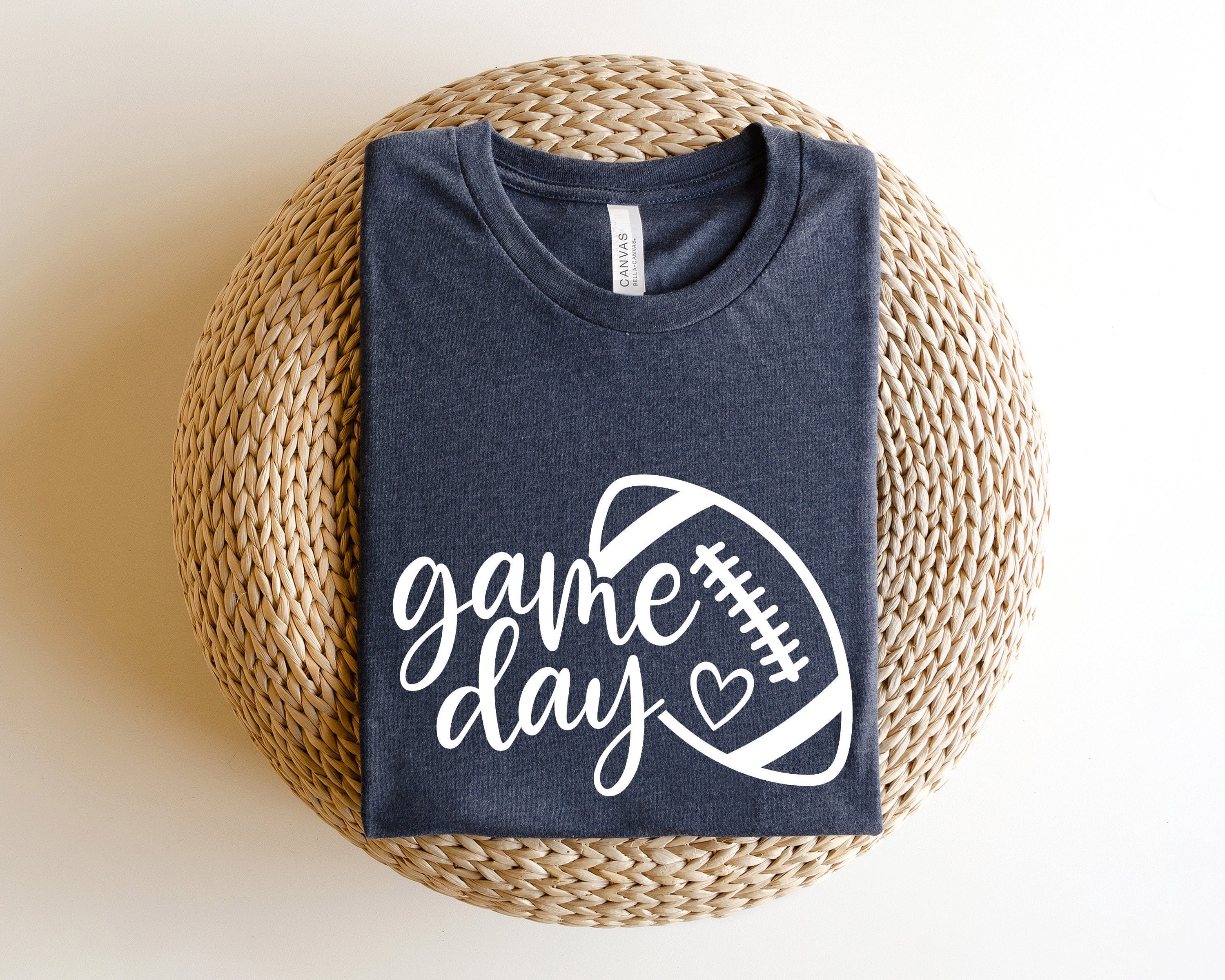 FchengtaiS Game Day Football Sweatshirt Women Cute Graphic Long Sleeve Crewneck Pullover Top Casual Rugby T-Shirts Fan Shirts, Women's, Size: Large