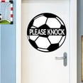 thumbnail image 1 of Game Day Soccer Essentials Football Themed Wall Stickers, "PLEASE KNOCK" Sports Style Decals for Home Door Window Wall Decor, Self-adhesive for Bedroom Living Room Study, Easy to Install and Replace, 1 of 7