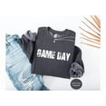 thumbnail image 1 of Game Day Sweatshirt,Football Sweater,Football Game Day Shirt,Women'S Football,Checkered Football,Football Mom,Football Shirt,Game Day Gift Sweatshirt All Size S-5XL, 1 of 5