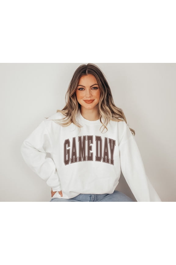 Game Day Sweatshirt, Game Day Shirt, Womens Football Shirt, Football Sweatshirt, College Tailgate, Oversized Sweatshirt, Sunday Football, All Size S-5Xl
