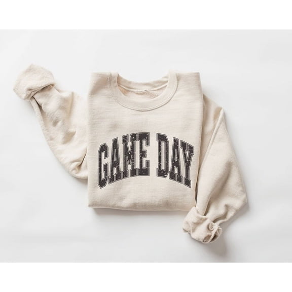 Game Day Sweatshirt, Gameday Sweater, Game Day Crewneck, Unisex Gameday Shirt, Varsity Retro Gameday Outfit, Football, Baseball, Softball
