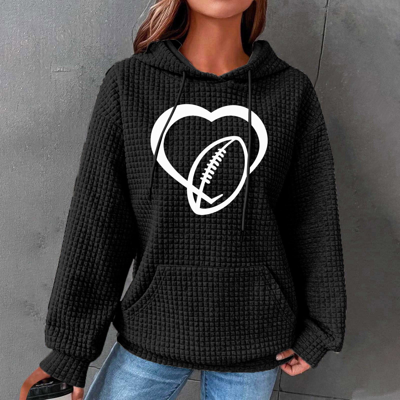 Game Day Sweatshirt Women Football Football Sweatshirts Oversized