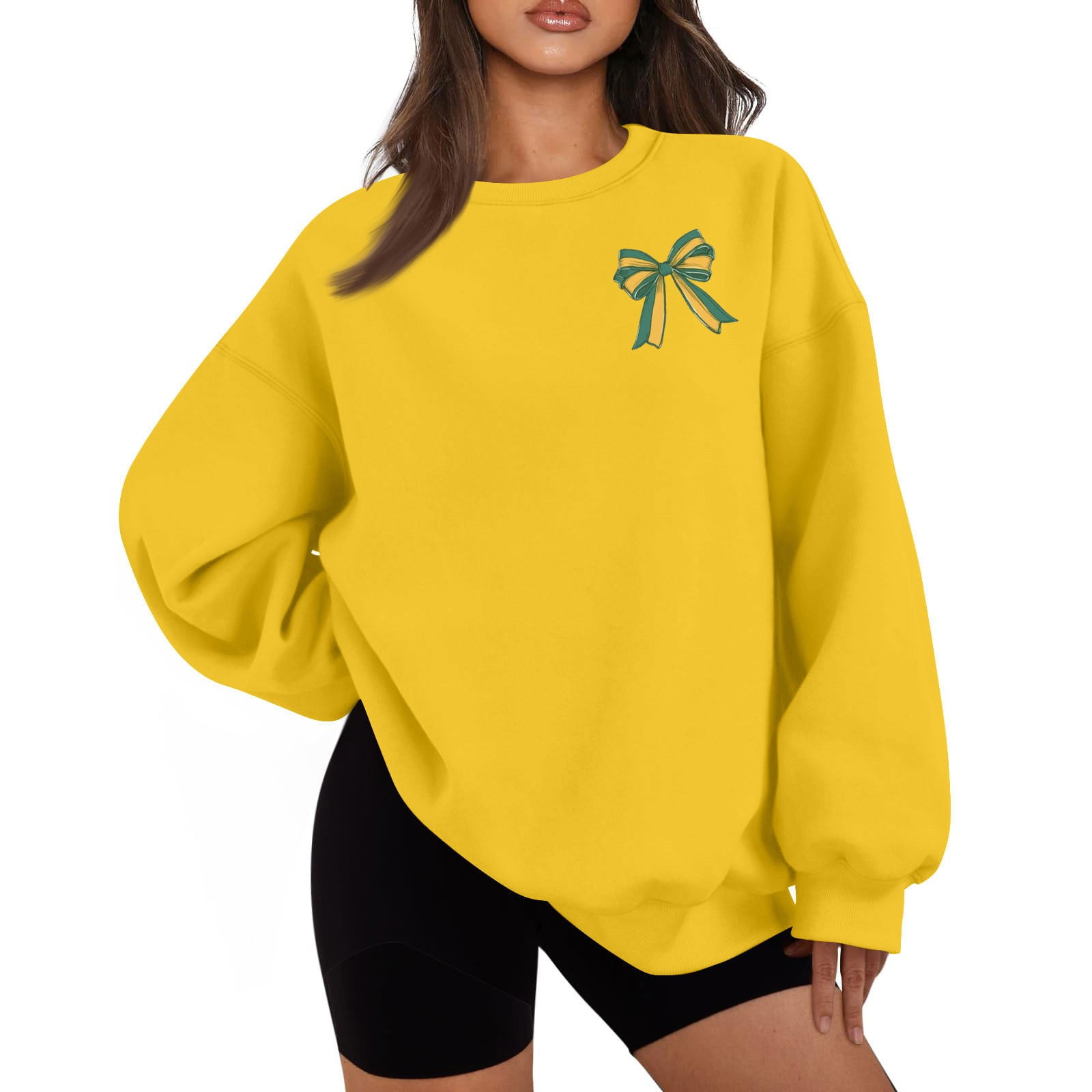 Game Day Sweatshirt for Women Funny Football Graphic Pullover Tops Long