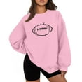 Game Day Sweatshirt for Women Funny Football Graphic Pullover Tops Long
