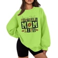 Game Day Sweatshirt for Women Funny Football Graphic Pullover Tops Long