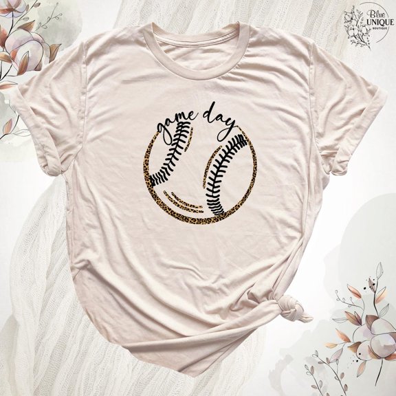 Game Day T-Shirt, Baseball Life Softball Life Shirt, Game Day For Mom T-Shirt, Baseball Game Day Shirt, Gameday Baseball Tee, Game Day Shirt, Full Size S-5XL