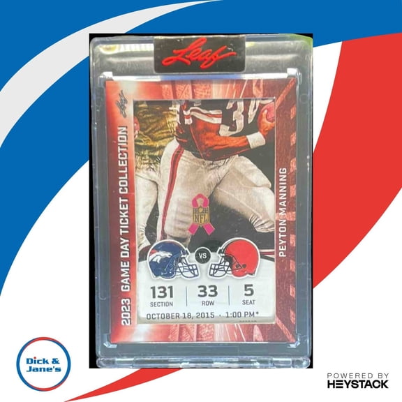 Game Day Ticket Collection Peyton Manning #TC-20 Game Day Ticket Collection