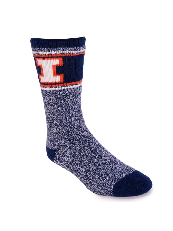 Game Day Unisex Heat Retainer Socks -Illinois OS (W7-13; M6-12)
