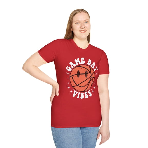 Game Day Vibes, Gildan Unisex Softstyle T-Shirt, Graphic Tee, S-3XL