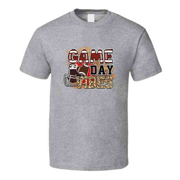 Game Day Vibes Tee Cool Football Tshirt Gridiron T Shirt
