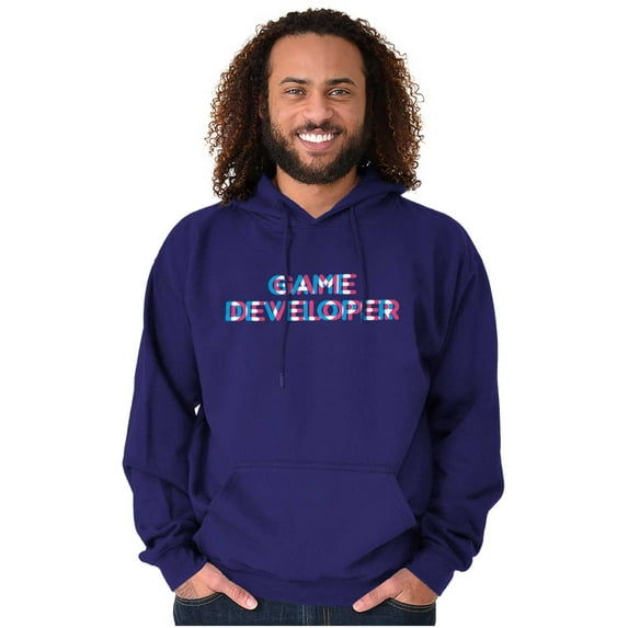Game Developer Hoodie Sweatshirt Women Men Brisco Brands L