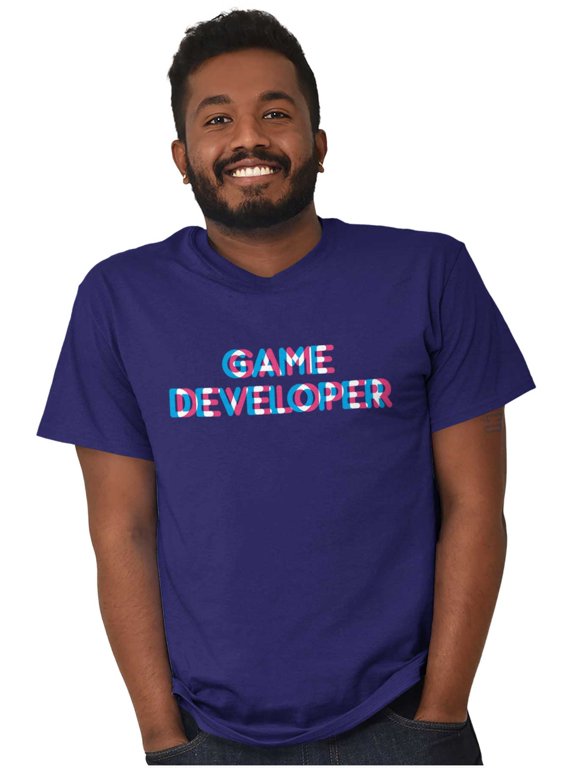 Game Developer Men's Graphic T Shirt Tees Brisco Brands M