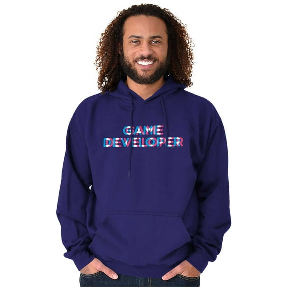 Game Developer Unisex Plus Fleece Graphic Hoodie Brisco Brands 3X