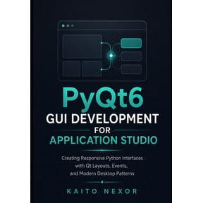 Game Development Programming and Applica PyQt6 GUI Development For Application Studio: Creating Responsive Python Interfaces with Qt Layouts, Events, and Modern , Book 6, (Paperback)