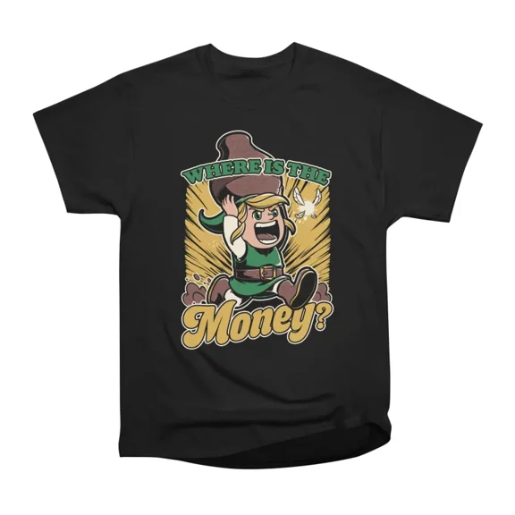 Game Elf Money Funny Video Game Gift T-Shirt Tee Gift For Him Merch For Her Apparel For Fr