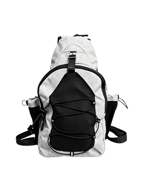 Game Equipment Backpack with Cloth Construction, Exterior Pockets, Front Bungee and Adjustable Multi-Carry Strap