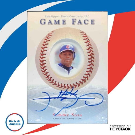 Game Face Sammy Sosa #SS Autographed Game Face