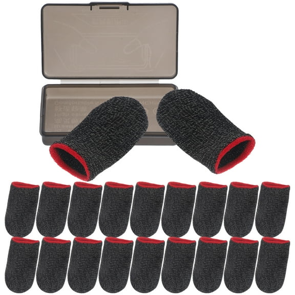 Game Finger Cot Sleeves for Gaming Touch Screen Protective Case Anti-cut Accessories Phone Accesorios Red Fiber Nylon