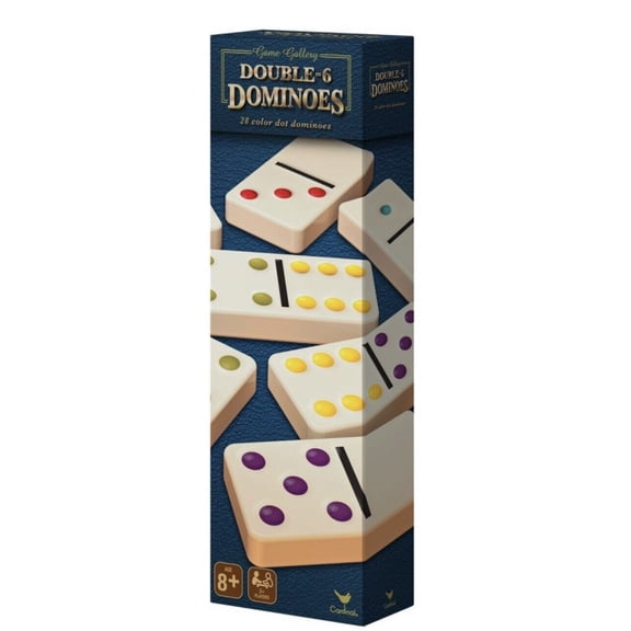 Game Gallery Double 6 Color Dot Dominoes