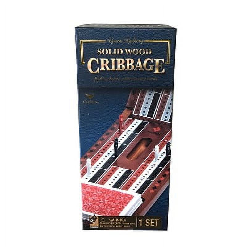 Game Gallery Solid Wood Deluxe Cribbage