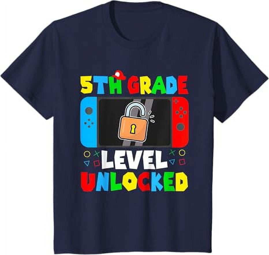 Level 3rd Grade Unlock - First Grade Tshirt For Kids Boys Level 3rd Grade Unlock - First Grade Tshirt For Kids Boys