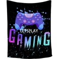 thumbnail image 1 of Game Gaming Throw Blanket Super Soft Flannel Blanket Home Decor,Plush Fuzzy Cozy Bed Quilt Blanket for Couch Bed Sofa All Season,30"x40"-Toddlers/Pets Size, 1 of 6