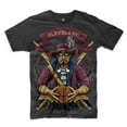 thumbnail image 1 of Game Garment Basketball Team Fan Sports Crewneck Short Sleeve Mens T Shirts - Basketball Graphic Tees Men - Cleveland Black XS-3XL, 1 of 5