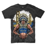 Game Garment Basketball Team Fan Sports Crewneck Short Sleeve Mens T Shirts - Basketball Graphic Tees Men - Golden State Black XS-3XL