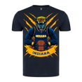 thumbnail image 1 of Game Garment Basketball Team Fan Sports Crewneck Short Sleeve Mens T Shirts - Basketball Graphic Tees Men - Indiana Navy XS-3XL, 1 of 5