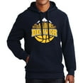 thumbnail image 1 of Game Garment Basketball Team Sports Fan Mens Hoodies Hooded Sweatshirt - Denver Skyline Hoodie Navy XS-3XL, 1 of 6