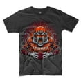 thumbnail image 1 of Game Garment Football Team Fan Sports Short Sleeve Crewneck Mens T-Shirts - Football Graphic Tees Men (Cincinnati Black XS-3XL), 1 of 6