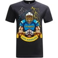 thumbnail image 1 of Game Garment Football Team Fan Sports Short Sleeve Crewneck Mens T-Shirts - Football Graphic Tees Men - Los Angeles Black XS-3XL, 1 of 6