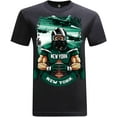 thumbnail image 1 of Game Garment Football Team Fan Sports Short Sleeve Crewneck Mens T-Shirts - Football Graphic Tees Men - New York Black XS-3XL, 1 of 6