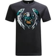 thumbnail image 1 of Game Garment Football Team Fan Sports Short Sleeve Crewneck Mens T-Shirts - Football Graphic Tees Men - Philadelphia Black XS-3XL, 1 of 6