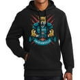 thumbnail image 1 of Game Garment Football Team Sports Fan Mens Hoodies Hooded Sweatshirt - Jacksonville Hoodie Black XS-3XL, 1 of 6
