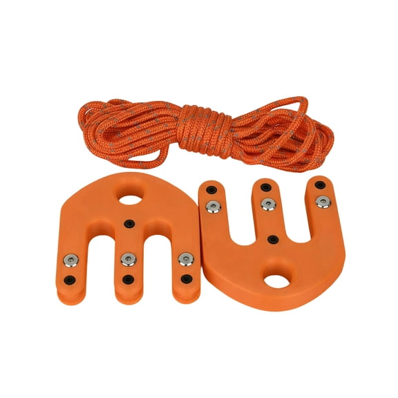 Game & Gear Hoist Block and Tackle Pulley System, Heavy Duty Nylon Pulley System, Portable Lightweight Lifting Tool for Camping, Hunting, Outdoor and Backcountry Activities