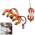 thumbnail image 1 of Game & Gear Hoist Block and Tackle System, Lightweight Hunting Game Hoist, Durable Nylon Block and Tackle Pulley System, Portable Hoist Pulley System for Backcountry Hunting 2pcs Saffron, 1 of 7